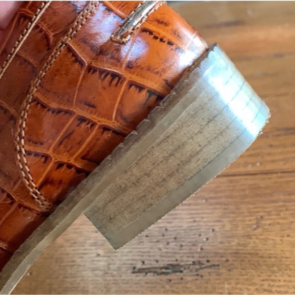 “Like New” ASOS Design Medallion Leather Loafers - Picture 6 of 7